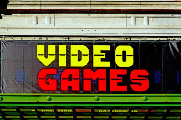 A banner displays "video games".