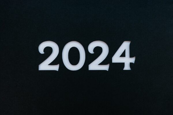 a close up of the numbers on a black background