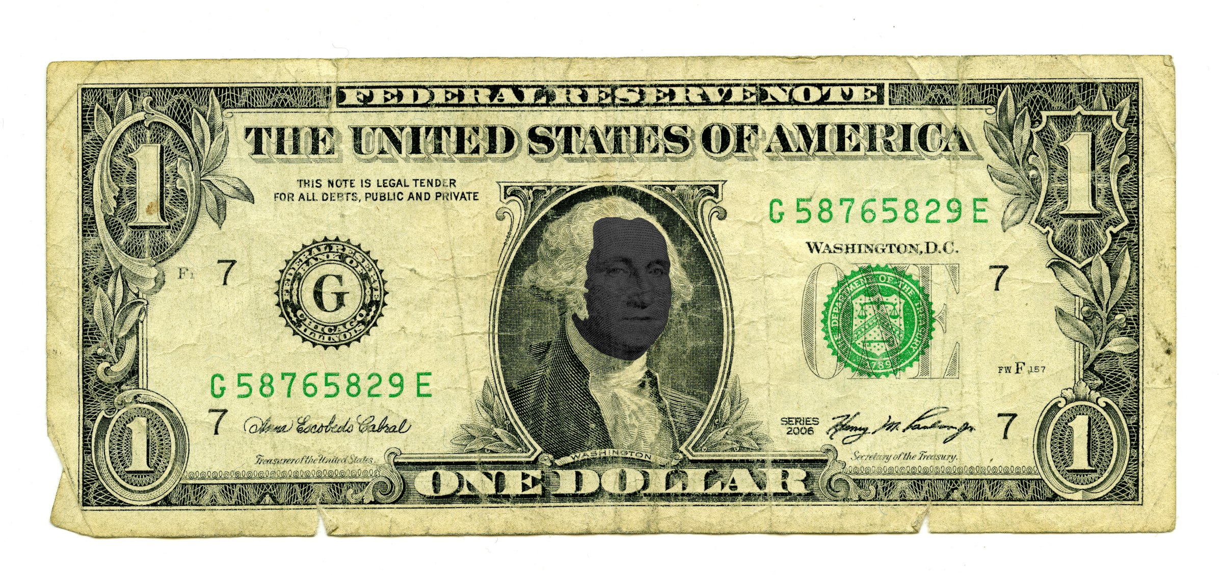 1 us dollar bill