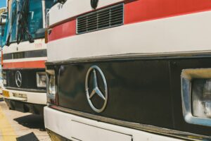 black and white vintage car