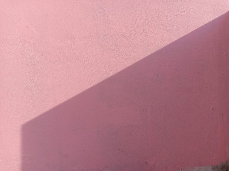 pink painted wall with pink paint