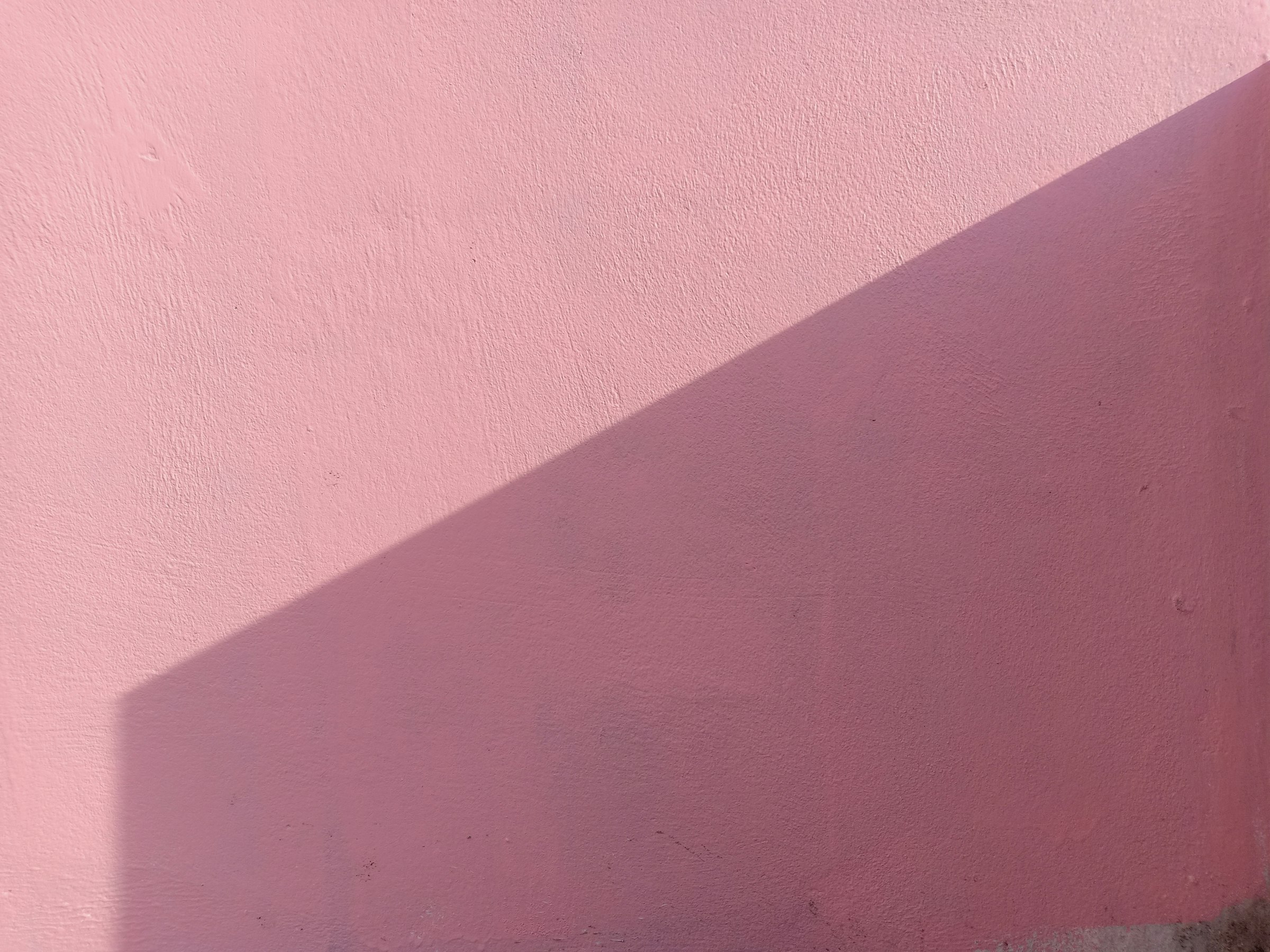 pink painted wall with pink paint