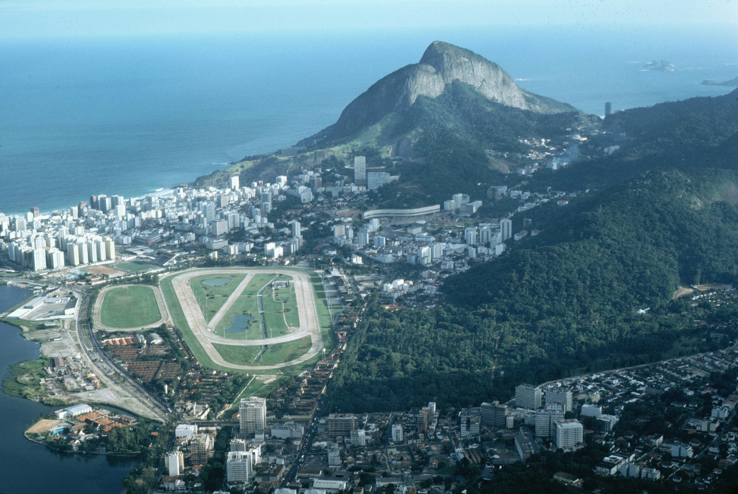 Rio de Janeiro, Brazil Partial view upon Rio de Janeiro, Brazil, seen from Corcovado.