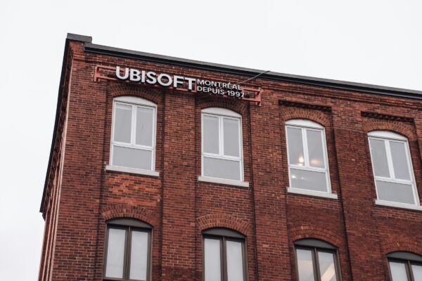 Ubisoft montreal headquarters in a brick building.