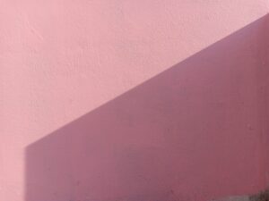 pink painted wall with pink paint