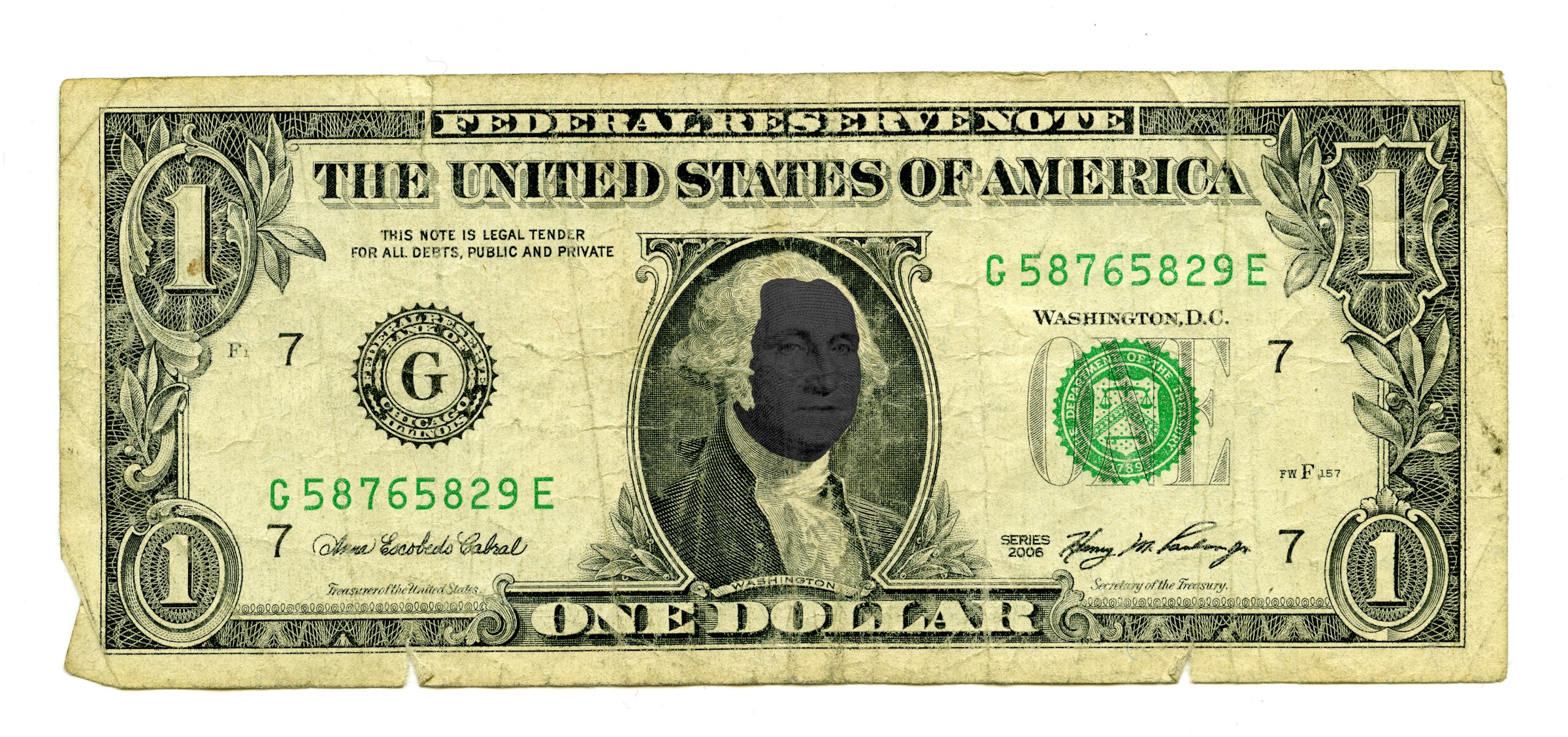 1 us dollar bill