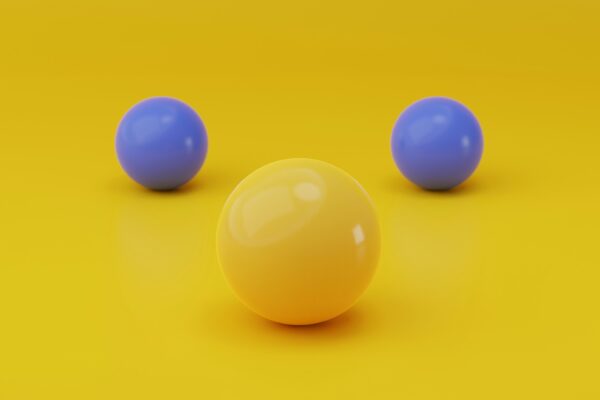 a group of colorful balls