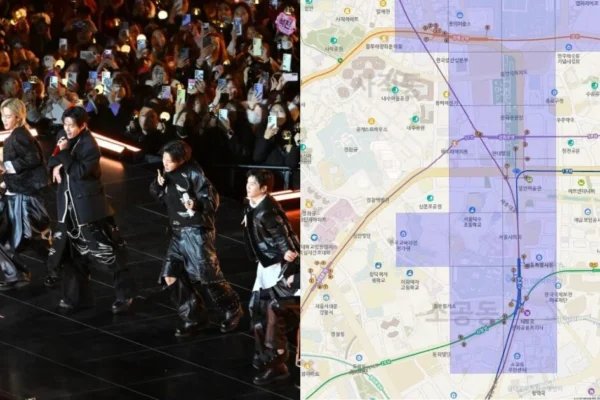 Número real de participantes do show do BTS em Seul