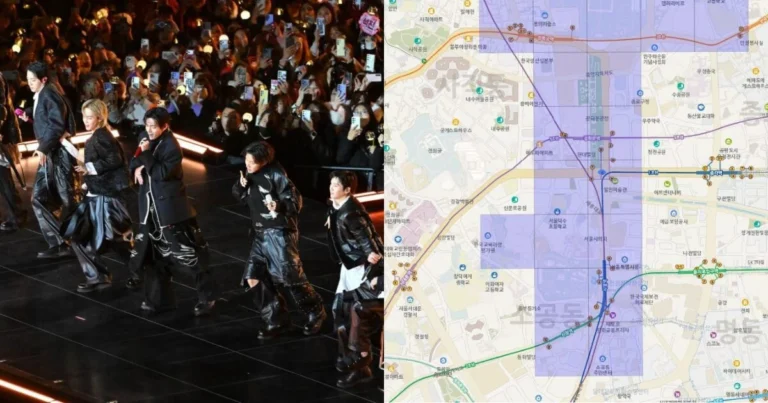 Número real de participantes do show do BTS em Seul