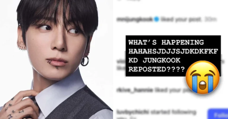 Artista fã tenta evitar atenção de Jungkook do BTS e é surpreendida com repost