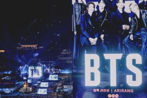 BTS brilha em show gratuito e celebra lançamento de 'ARIRANG' em Seul