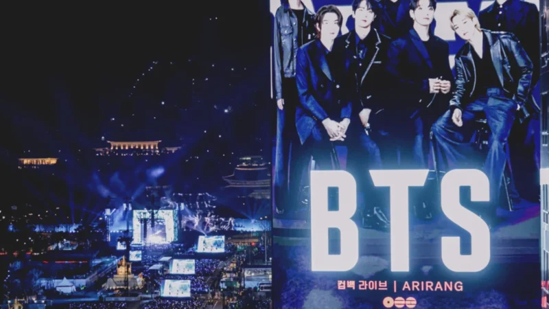 BTS brilha em show gratuito e celebra lançamento de ‘ARIRANG’ em Seul