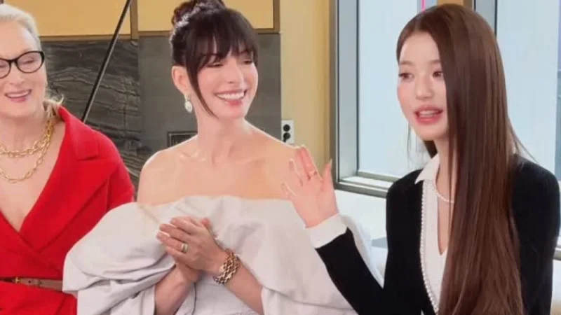 Jang Wonyoung no centro da polêmica racial de ‘O Diabo Veste Prada 2