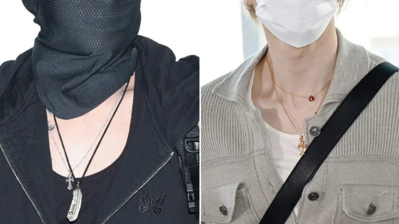 Jungkook e Jimin do BTS usam colares iguais e geram rumores de namoro