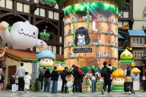 Jin do BTS se surpreende com a adrenalina em atração do Lotte World