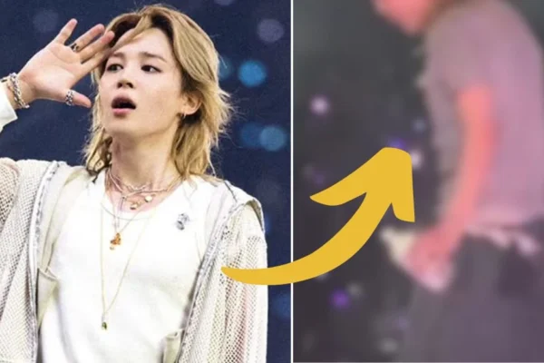 Jimin do BTS gera revolta ao cuspir água no público em show