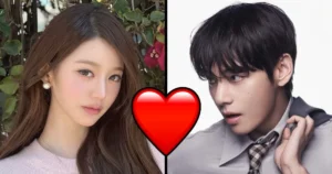 Rumores de namoro entre V do BTS e Wonyoung do IVE esquentam com postagens coincidentes