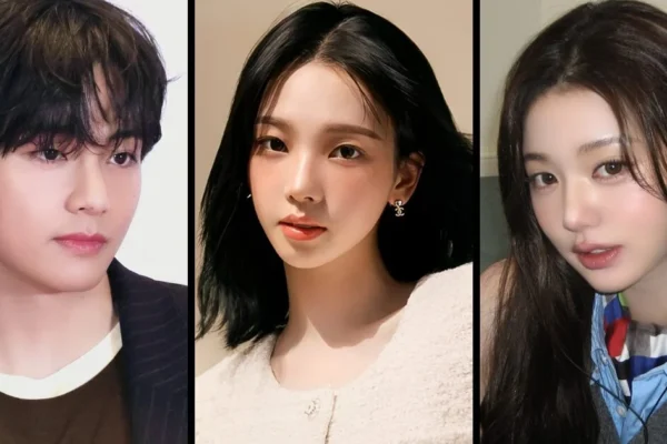 Fãs reagem a rumores de relacionamento entre V do BTS e Wonyoung do IVE
