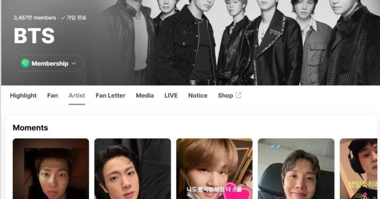 Aumento de 20% no uso do Weverse com o comeback do BTS