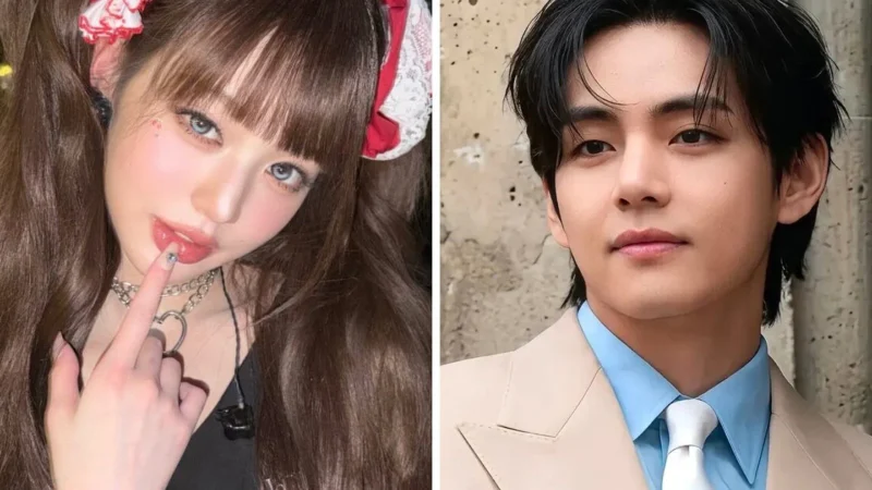 Rumores de romance entre V do BTS e Wonyoung do IVE ganham força nas redes sociais
