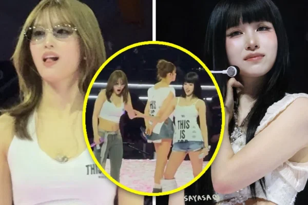 Fã ousada surpreende Momo e Mina do TWICE com performance inusitada