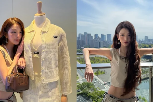 Jang Wonyoung da Ive arrasa com novo estilo 'sagging' em evento