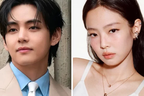 Vote na nossa pesquisa sobre os rumores de namoro entre V do BTS e Jennie do BLACKPINK