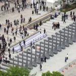 O comeback do BTS impulsiona o turismo em Gwanghwamun, Seul