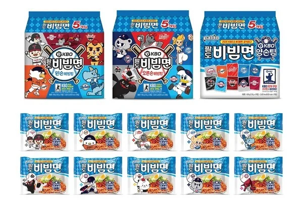 Paldo bibimmyeon: BTS lança snacks inspirados em baseball