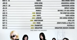 ITZY confirma novas datas da turnê mundial ‘TUNNEL VISION’ em Macau e Paris