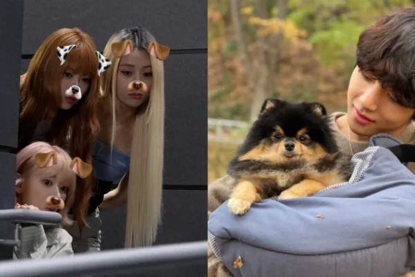 LE SSERAFIM gera polêmica ao usar cães de V do BTS em desafio de dança