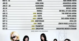 ITZY expande sua terceira turnê mundial com novos shows em sete cidades