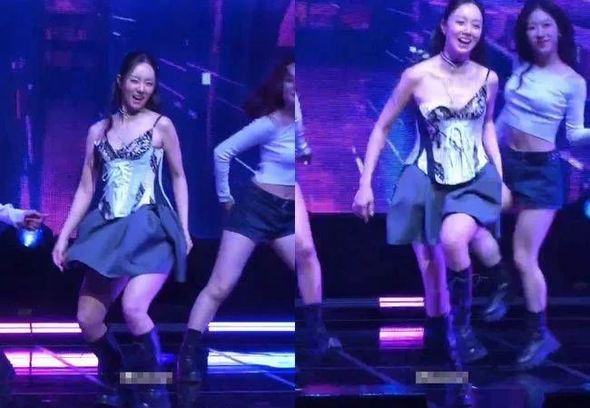 Hyeri impressiona fãs após evitar falha de figurino com profissionalismo