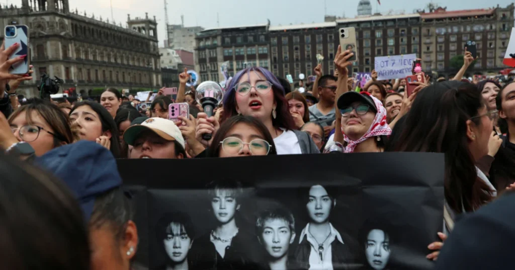 Brasil e México lideram streams do novo álbum do BTS, ‘Arirang