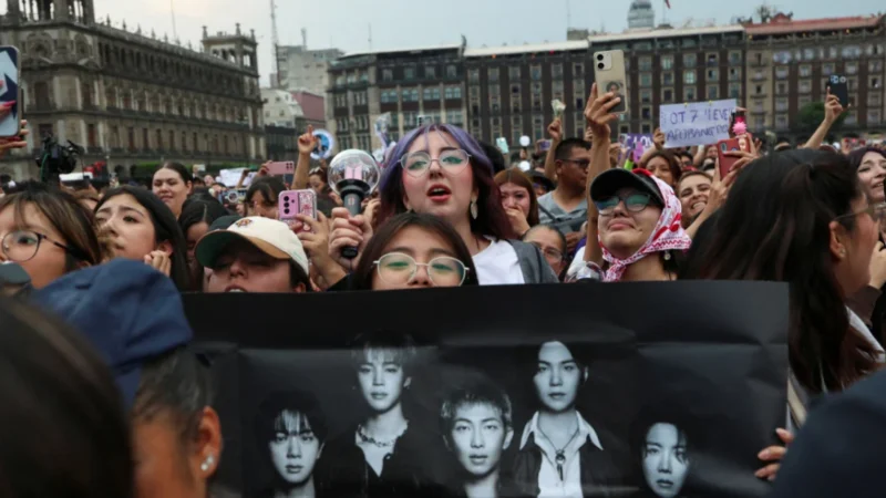 Brasil e México lideram streams do novo álbum do BTS, ‘Arirang