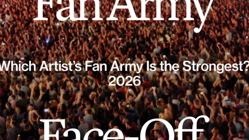 Fan Army Face-Off 2026: descubra qual fandom é o mais forte e vote agora!