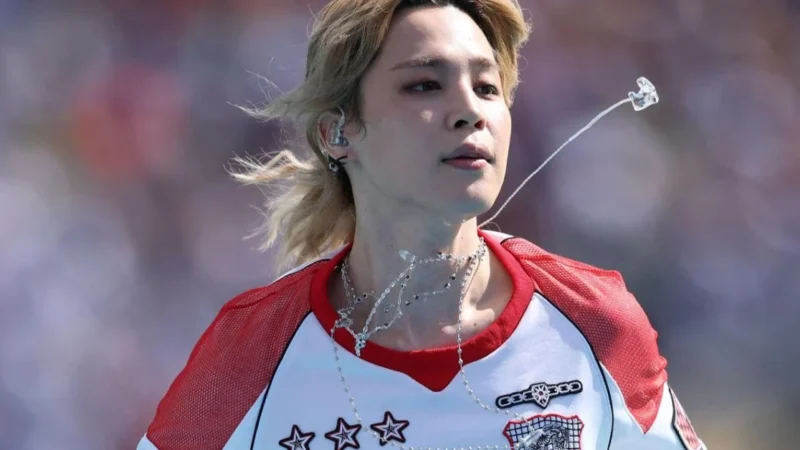 Camisa de Jimin do BTS é leiloada por us$110 mil e faz história
